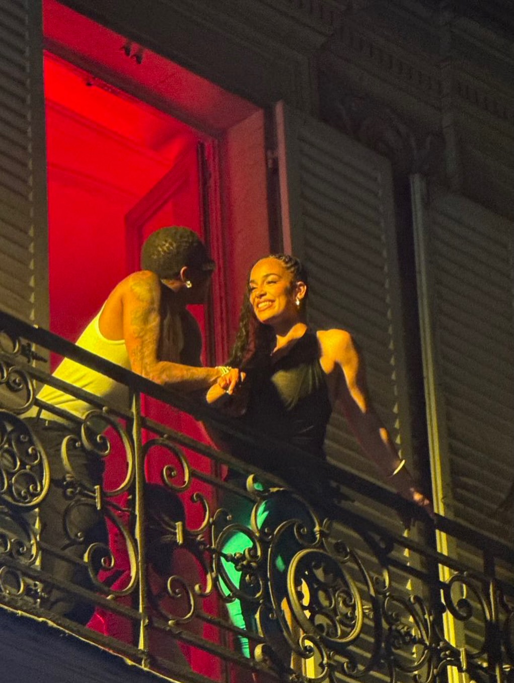 Jorja Smith and Wizkid in promotional artwork for their Afrobeats collaboration "Alive".